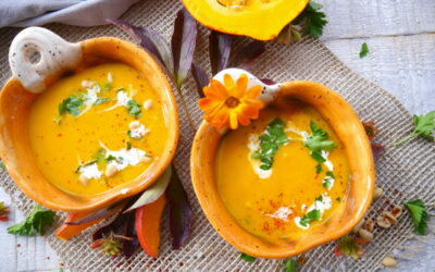 Cremige Kürbis-Karotten-Suppe